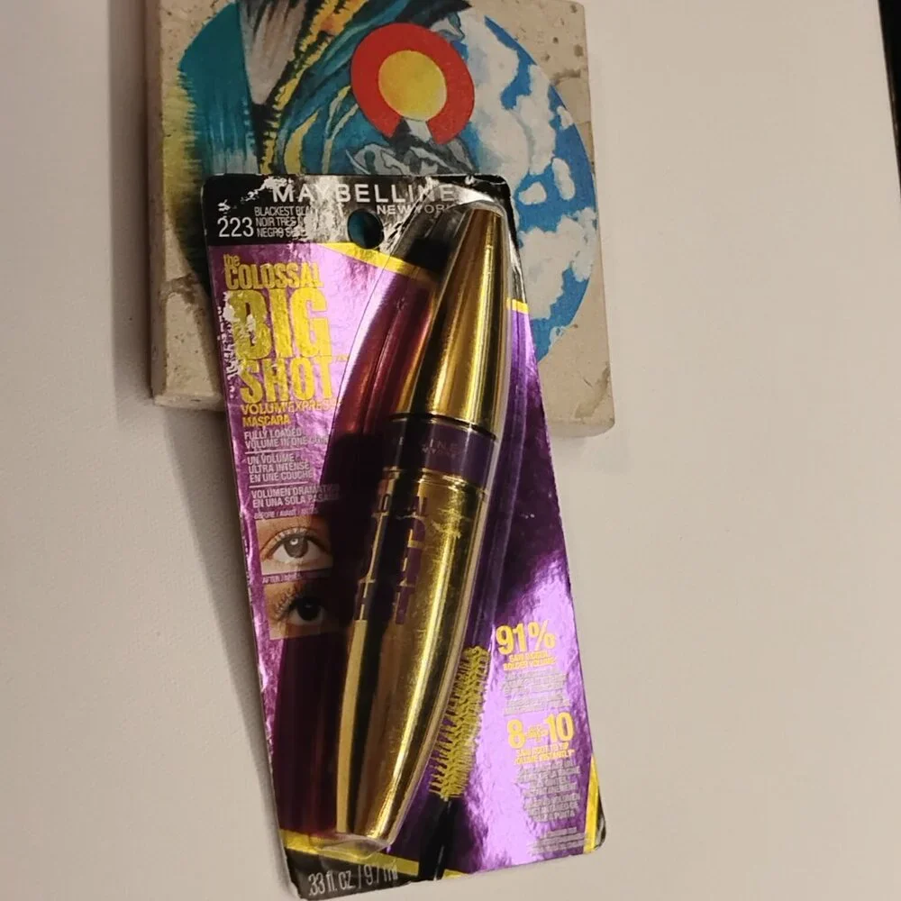 SEALED Maybelline Volum' Express The Colossal Big Shot Mascara - Blackest Black